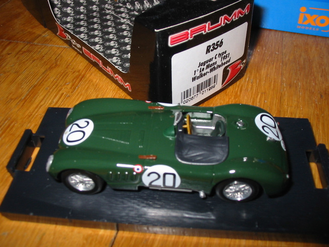 Brumm 1/43 Jaguar C type Lemans 1951 uusi paketissa