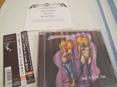 Helloween Just a little sign cdep japani 2003 obi liite
