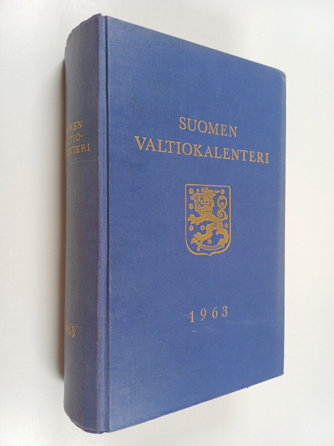 Suomen valtiokalenteri vuodeksi 1963