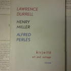 Lawrence Durrell, Henry Miller, Alfred Perles - Kirjeitä - pikkukuva 1