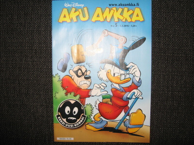 Walt Disney*Aku Ankka N:o 5/2016