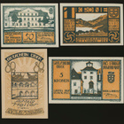 Itävalta Notgeld 50, 80 Heller, 1, 5 Kronen, Wien 1920 - pikkukuva 1
