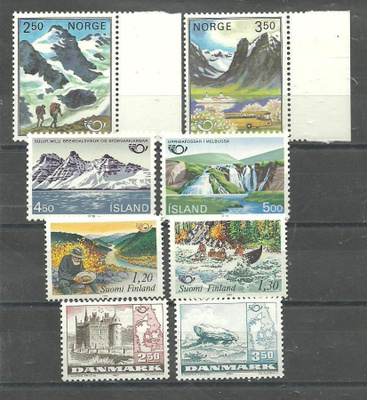 NORDEN postituoreet sarjat NORJA ISLANTI TANSKA SUOMI 1983**