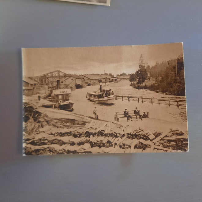 PK Karhula Kymijoki lautatarha, laiva GLAS ym *