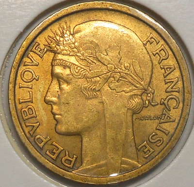 France. 1 franc 1938.