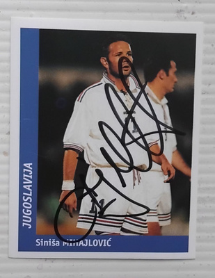 Sinisa Mihajlovic Jugoslavia signed