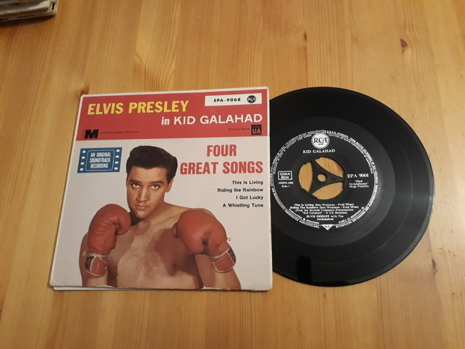 Elvis Presley - Kid Galahad ep ps orig Ger 1962