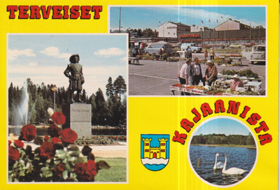 Kajaani, vaakuna , sommitelmakortti e111