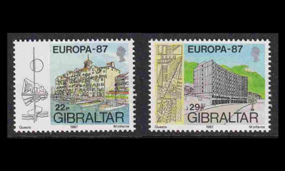 Gibraltar 519-20 ** Europa moderni arkkitehtuuri (1987)