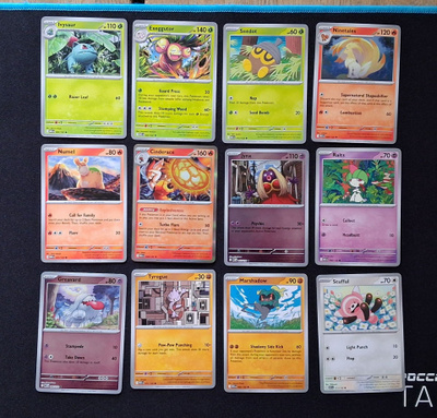 Pokemon kortit 12kpl (#95 Mega Evolution base set)