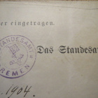 Saksan keisarikunta: Bremenin maistraatin asiakirja 1904 - pikkukuva 3