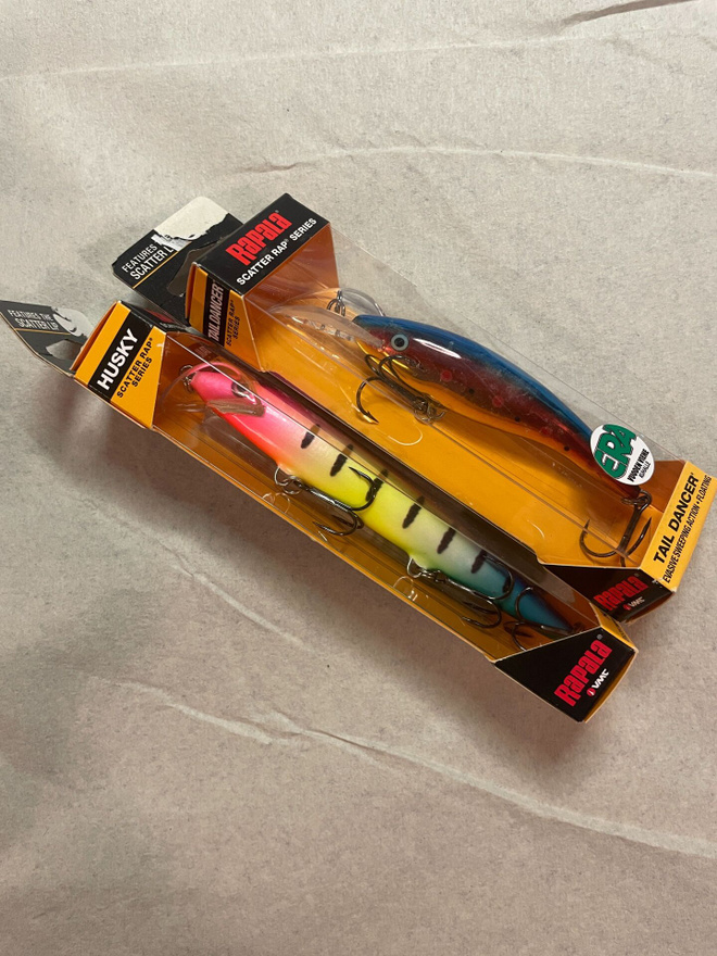 Rapala vaaput, Husky ja Tail Dancer - ERÄ vuoden kuha-vaappu