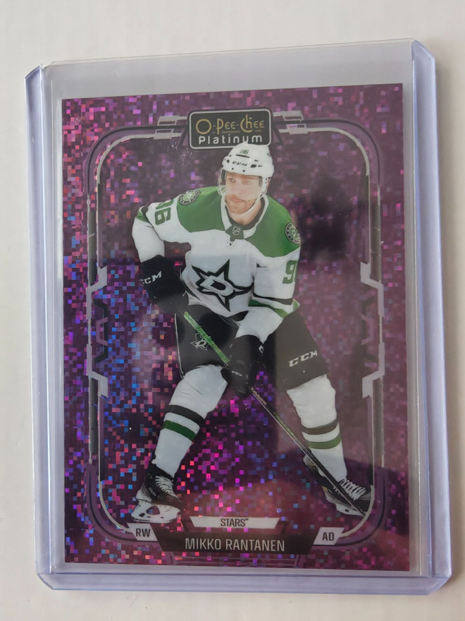 Mikko Rantanen 2025-26 OPC Platinum Violet Pixels /299