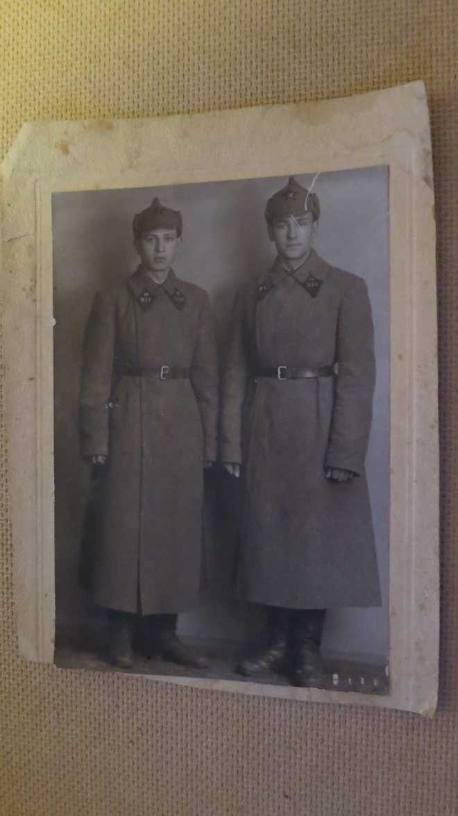 Vintage pahvivalokuva - I Maailmansota?