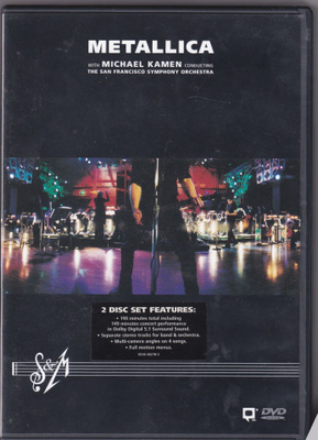 Metallica - With M.KamenAnd San Francisco Symphony Orc. DVD