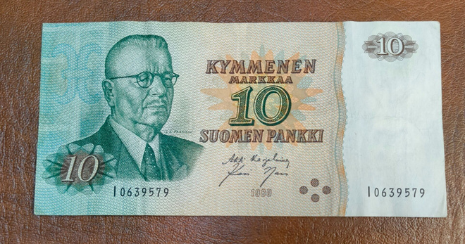 10 markkaa v. 1980, korvaavaa I-sarjaa