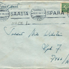 POSTILÄHETYS PORVOO KENTTÄPOSTIMERKKI+KIRJ,SULKIJA - pikkukuva 1