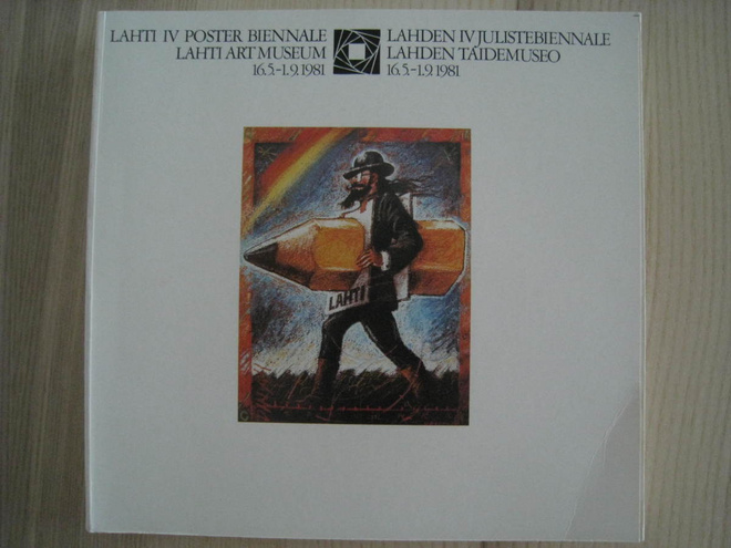  Lahden IV  julistebiennale 1981  näyttelyluettelo Lahti