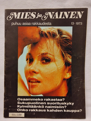 lehti Mies ja Nainen 13 1973 puhuu asiaa rakkaudesta