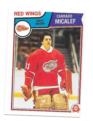 1983-84 OPC #126 Corrado Micalef Detroit Red Wings MV