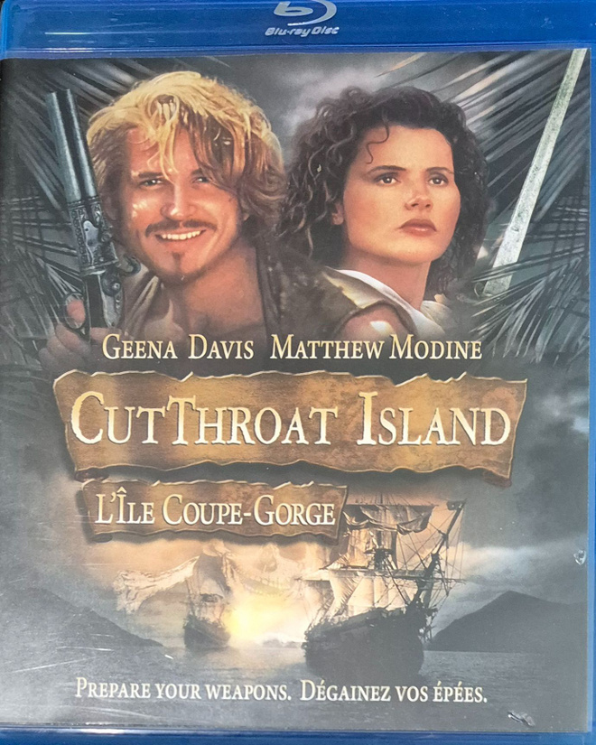 Kurkunleikkaajien saari - Cutthroat Island -Blu-Ray