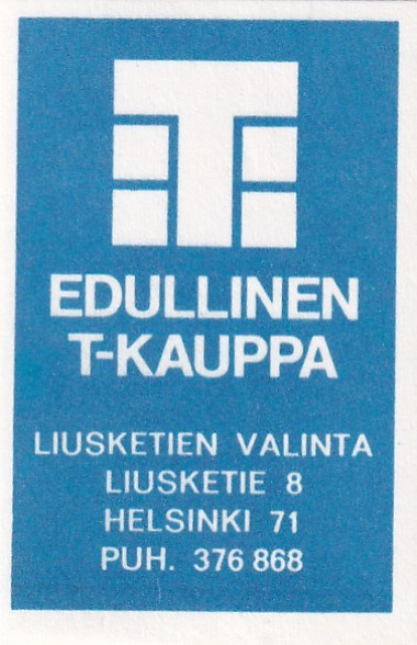 Helsinki , Liusketien Valinta   . s116