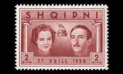 Albania 265 * Kuninkaalliset häät 2 Q (1938)