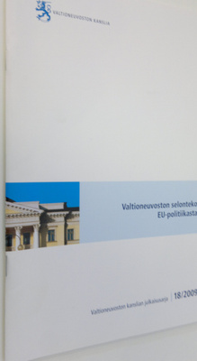 Valtioneuvoston selonteko EU-politiikasta : vahva unioni ...