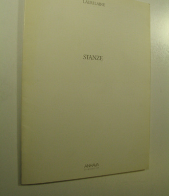 Lauri Laine : Lauri Laine : Stanze