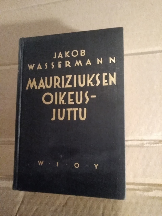Jakob Wassermann: Mauriziuksen oikeusjuttu