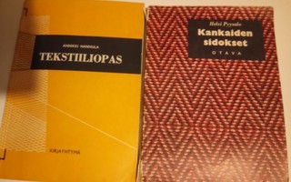 Vanhat tekstiilialan oppikirjat
