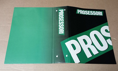 PROSESSORI LEHDEN SÄILYTYSKANSIO