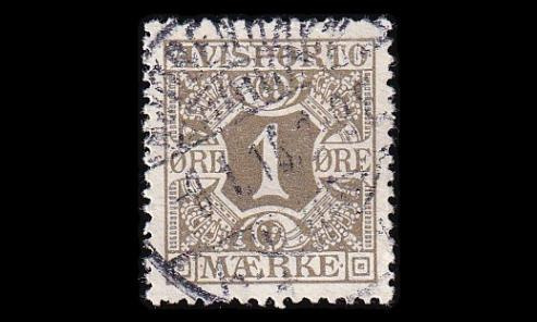 Tanska VM_1Y o Avisporto 1 öre (1914)