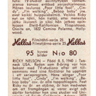 Purkkakuva Hellas Filmitähti-sarja n:o 80 RICKY NELSON - pikkukuva 2