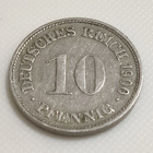 Saksa 10 Pfennig 1900D - pikkukuva 3