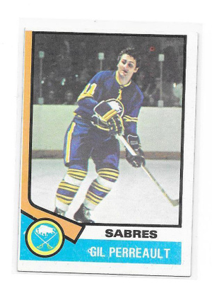 1974-75 Topps #25 Gil Perreault Buffalo Sabres