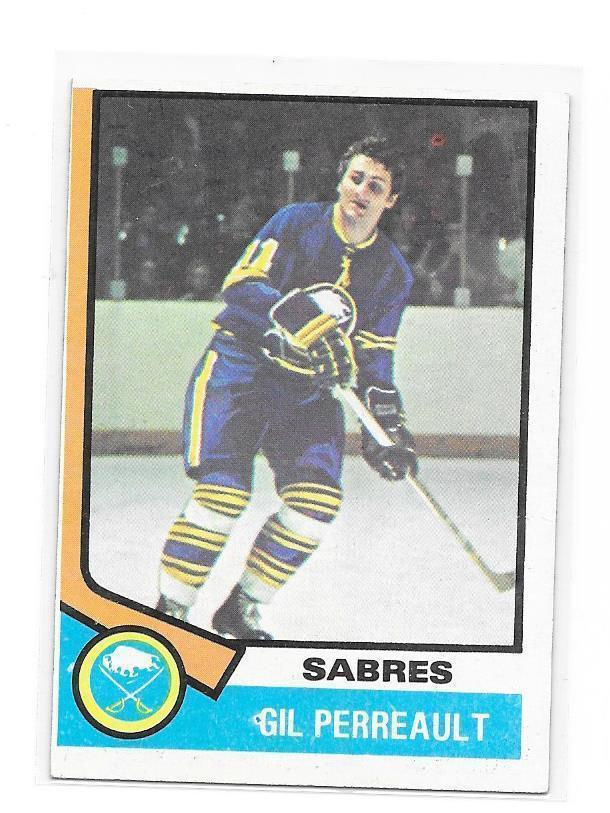 1974-75 Topps #25 Gil Perreault Buffalo Sabres