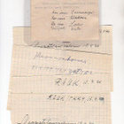 Muonatilaukset 7 lappua + kiitoslappu lotille, 1940. - pikkukuva 2
