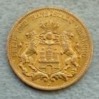 Kultaraha Saksa, 20 Mark 1893 Hamburg J, kulta - pikkukuva 1