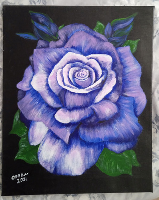 AKVARELLI RUUSU SININEN n. 40,2 x 50 cm
