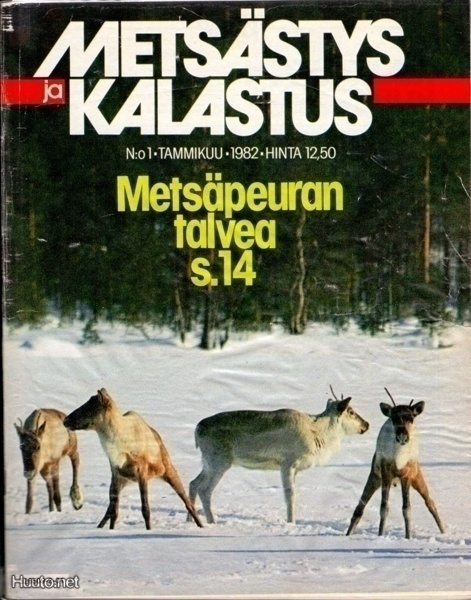 Metsästys ja Kalastus 1982 lehdet KANSIOSSA