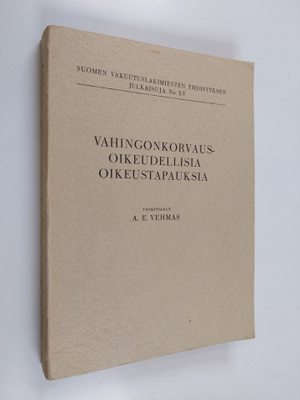 Vahingonkorvausoikeudellisia oikeustapauksia