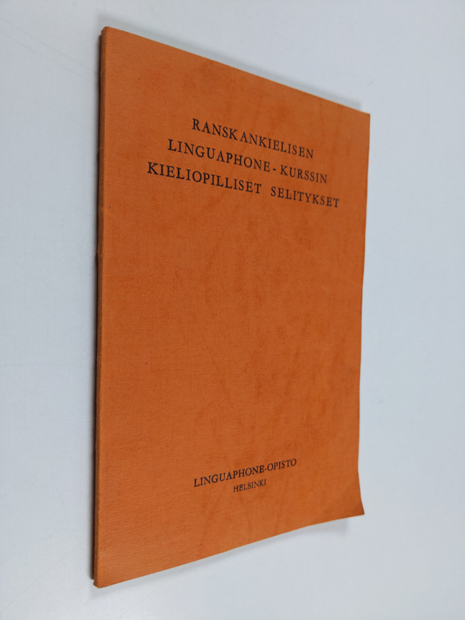 Louis H. Pallier : Ranskankielisen Linguaphone-kurssin ki...