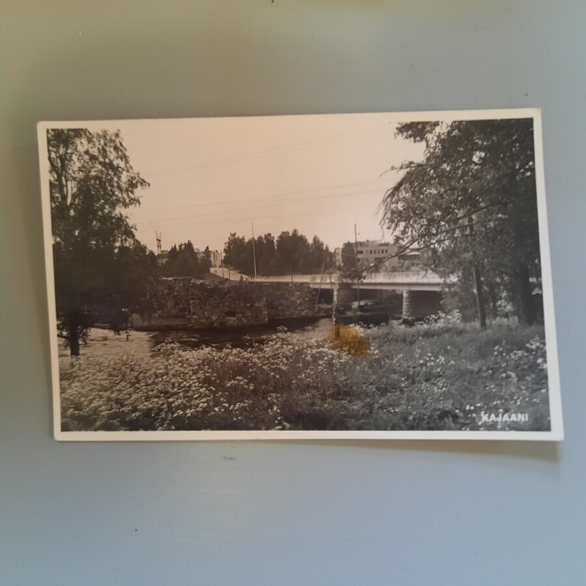 PK Kajaani silta ja linnan rauniot * päivätty-54