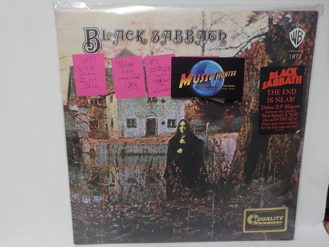 BLACK SABBATH S/T UUSI DELUXE EDIT REMASTERED 180G 2LP 2016
