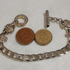 21k kullattu Kanadalainen rannekoru silver Plated - pikkukuva 3