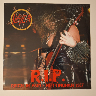 Slayer R.I.P. Reign In Pain - Nottingham 1987 LP Värivinyyli