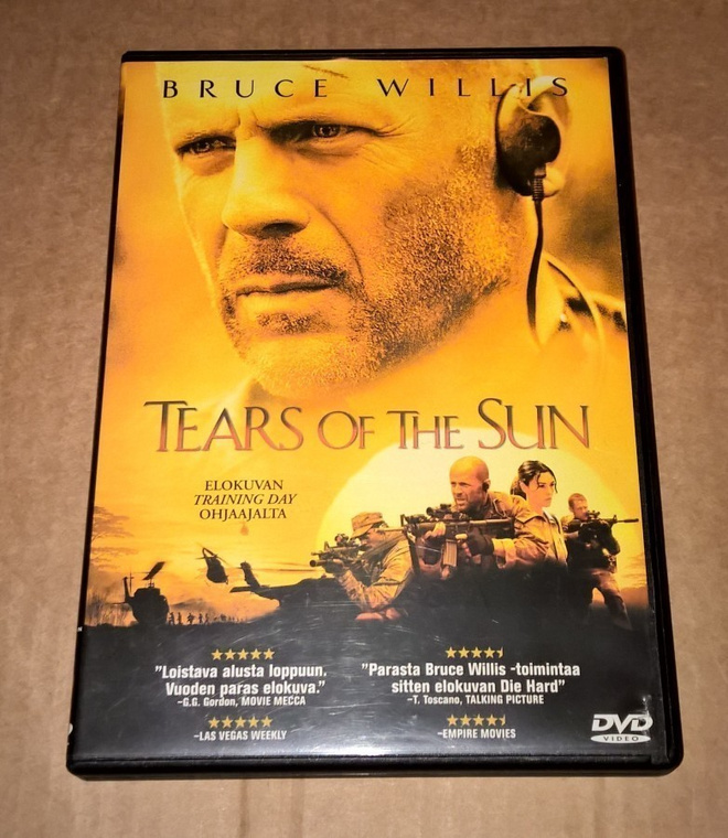 TEARS OF THE SUN DVD