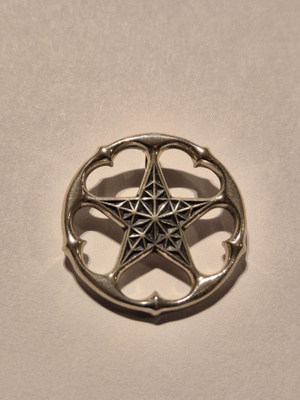 Kalevala Koru A Star All Heart iso riipus hopea