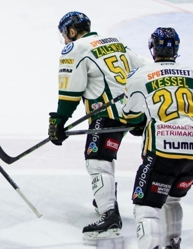Steven Zalewski #51 Ilves game worn -pelipaita
